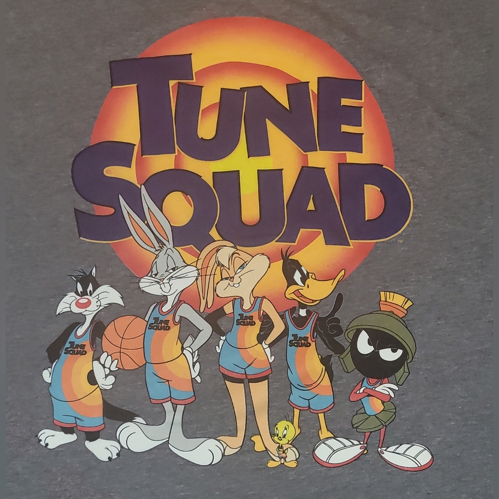 Looney Tunes TUNE SQUAD T-Shirt Adult 2XLT Space Jam Tee - Picture 3 of 3
